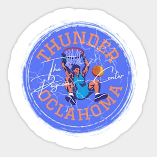 OKC thunder Sticker